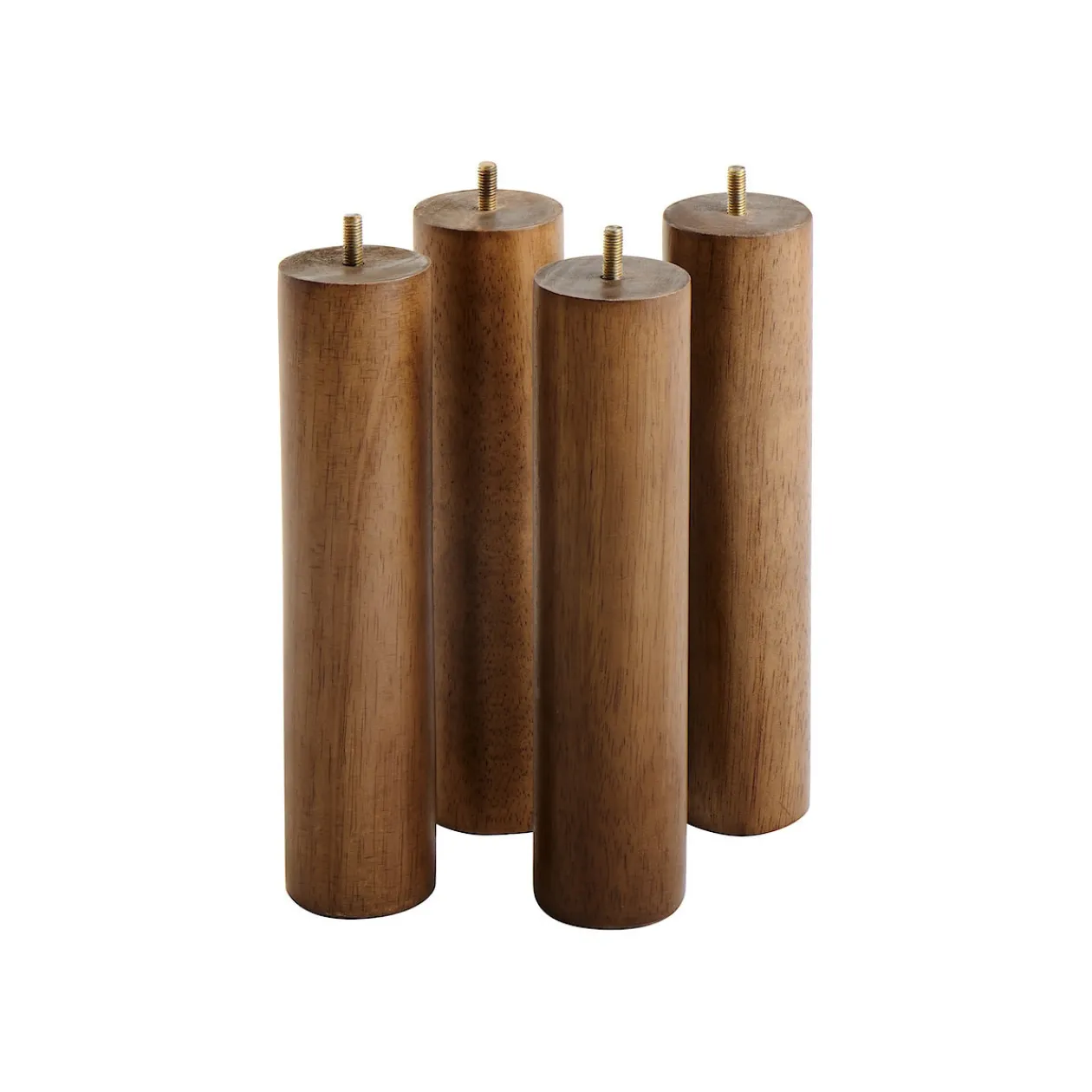 Lits^Muji 4 pieds en bois foncé 26cm