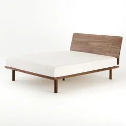 Lits^Muji 4 pieds en bois foncé 26cm