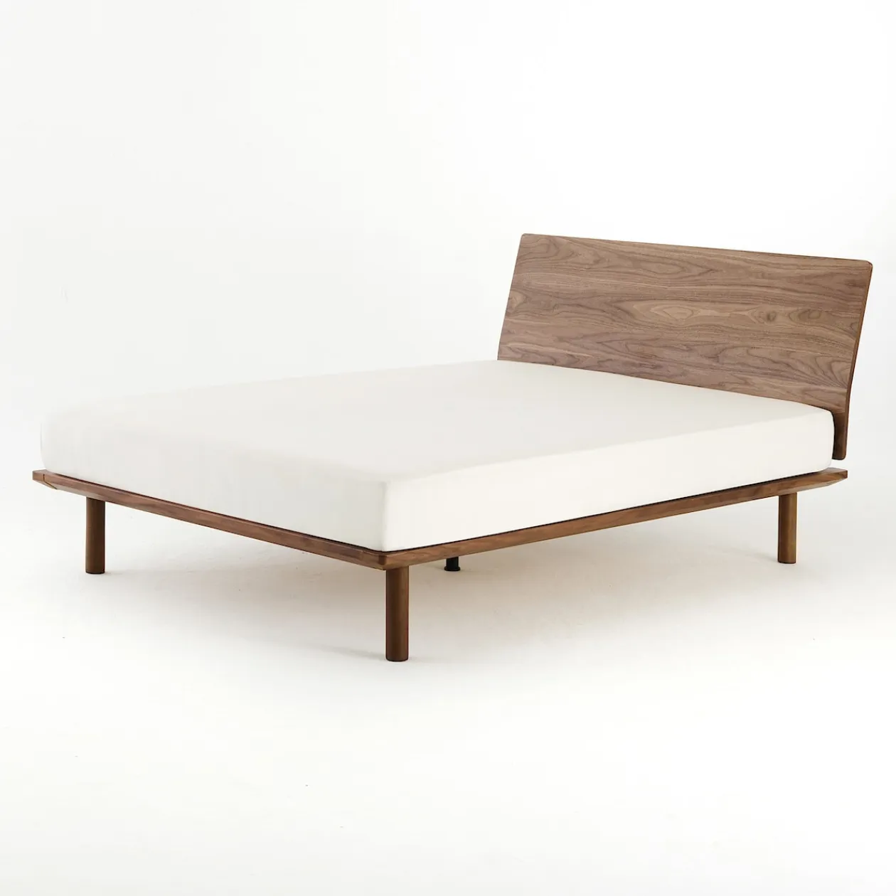 Lits^Muji 4 pieds en bois foncé 26cm