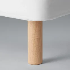 Lits^Muji 4 pieds en bois naturel 20cm pour lit plateforme