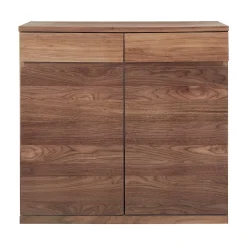 Armoires^Muji Armoire en noyer avec tiroirs