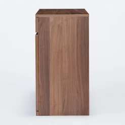 Armoires^Muji Armoire en noyer avec tiroirs