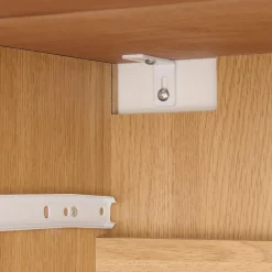 Armoires^Muji Armoire en noyer avec tiroirs