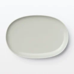 Vaisselle^Muji Art de la table du quotidien ‐ Assiette ovale S