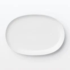 Vaisselle^Muji Art de la table du quotidien ‐ Assiette ovale S