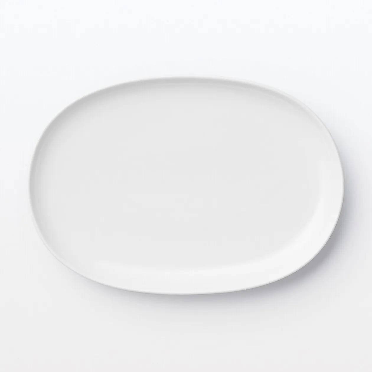 Vaisselle^Muji Art de la table du quotidien ‐ Assiette ovale S
