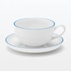 Verrerie^Muji Art de la table du quotidien - Tasse à thé à bande bleue