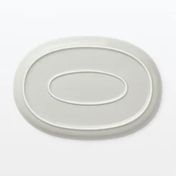 Vaisselle^Muji Art de la table du quotidien ‐ Assiette ovale L