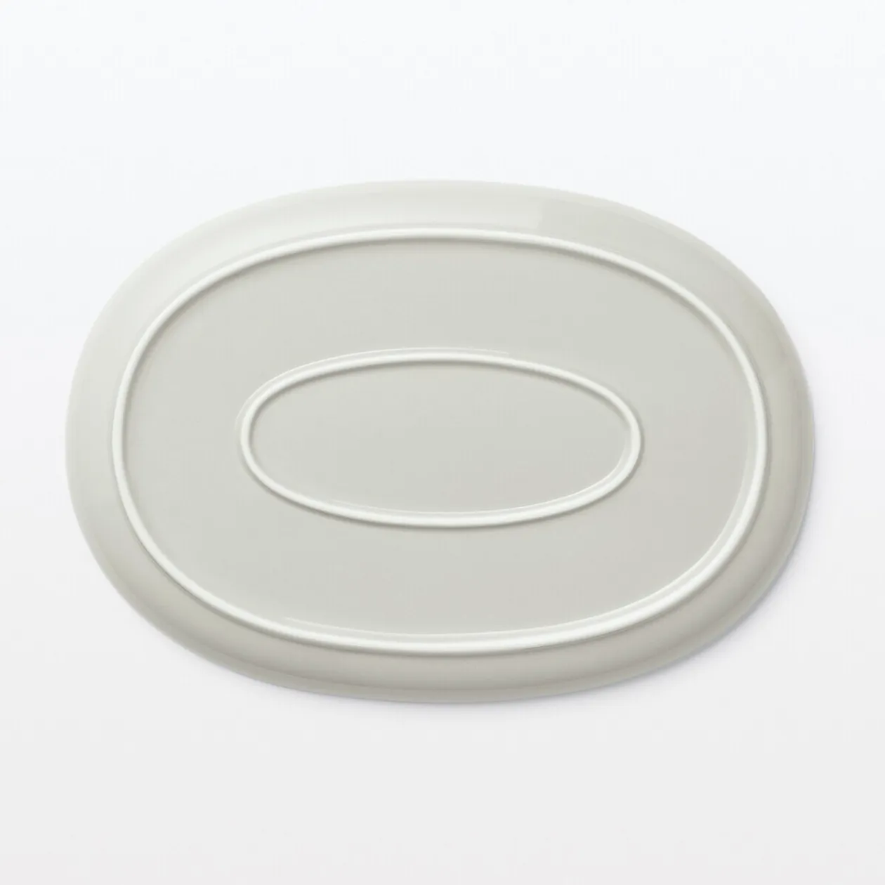 Vaisselle^Muji Art de la table du quotidien ‐ Assiette ovale L