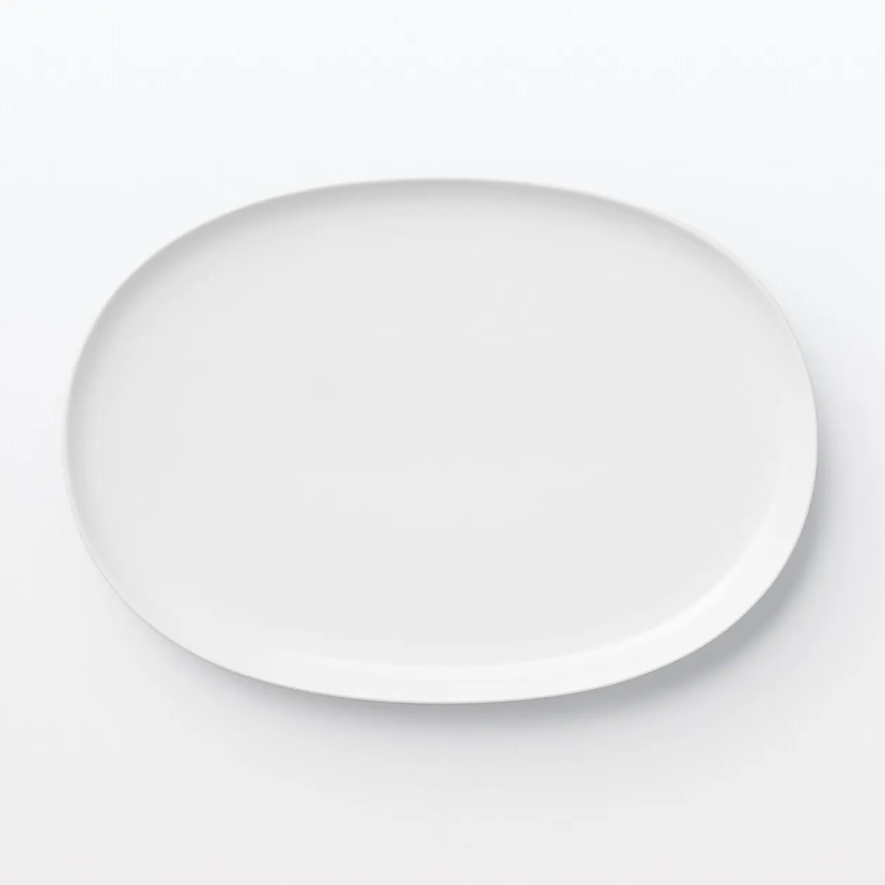Vaisselle^Muji Art de la table du quotidien ‐ Assiette ovale L