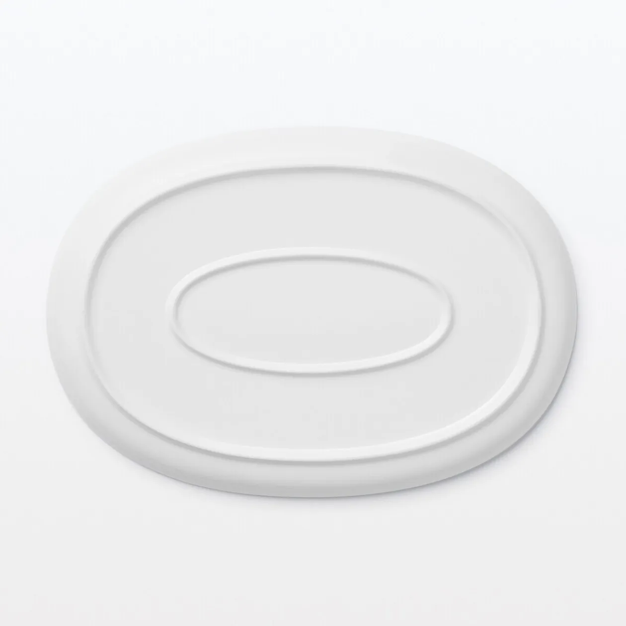 Vaisselle^Muji Art de la table du quotidien ‐ Assiette ovale L