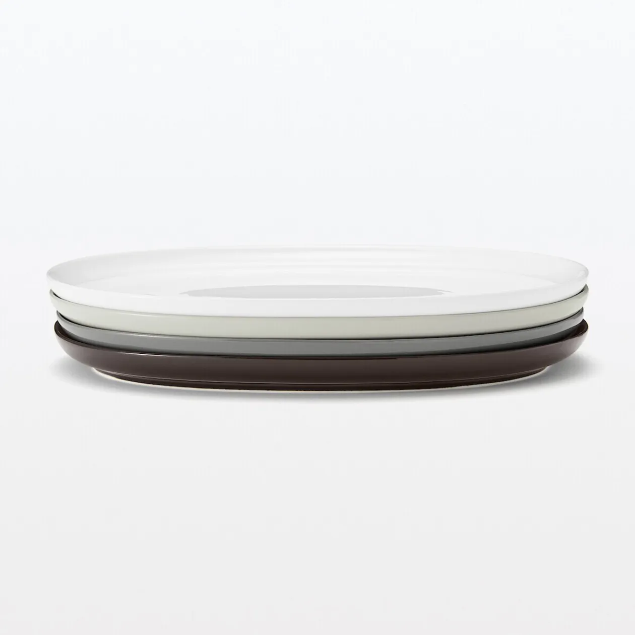 Vaisselle^Muji Art de la table du quotidien ‐ Assiette ovale L