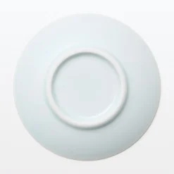 Vaisselle^Muji Assiette en porcelaine Hasami ‐  Motif maille, Petite
