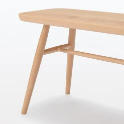 Chaises, Bancs Et Tabourets^Muji Banc en hêtre massif à pieds arrondis