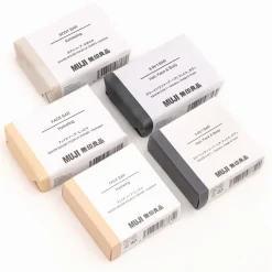 Bain Et Douche^Muji Barre nettoyante visage hydratante vegan format voyage