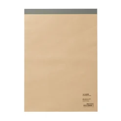 Cahiers Ordinaires^Muji Bloc brouillon recycle B5