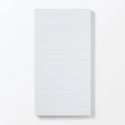 Cahiers À Lignes|Fournitures De Bureau^Muji Bloc-notes coloré à lignes horizontales, Grand