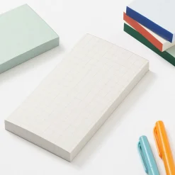 Cahiers À Lignes|Fournitures De Bureau^Muji Bloc-notes coloré à lignes horizontales, Petit