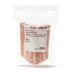 Produits D'Entretien Des Vêtements^Muji Blocs de cèdre rouge avec papier de verre