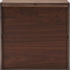 Étagères Modulables En Bois^Muji Bloc‐tiroir en noyer ‐ 4 tiroirs (Dont Eco‐part. 0,82 €)