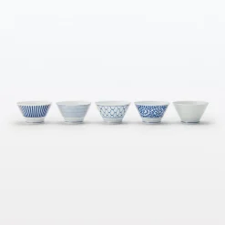 Vaisselle^Muji Bol à riz en porcelaine Hasami ‐ Motifs arabesque, Petite