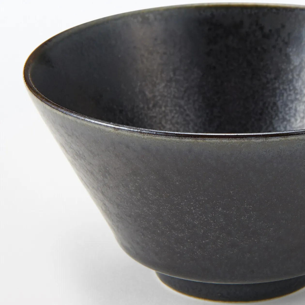 Vaisselle^Muji Bol à riz Mino Ware ‐ Glaçure noire