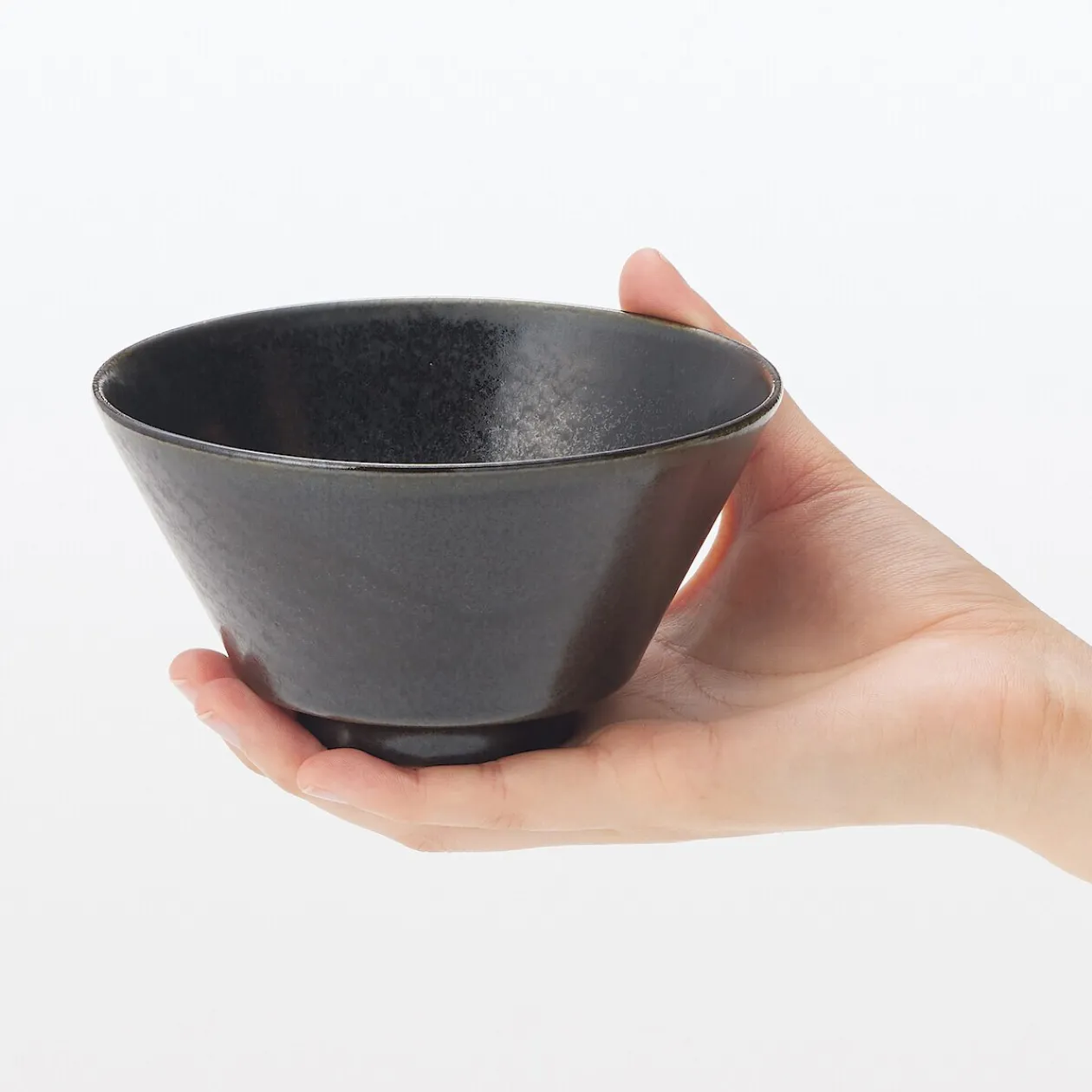 Vaisselle^Muji Bol à riz Mino Ware ‐ Glaçure noire