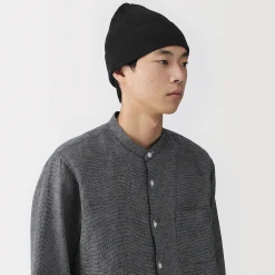 Chapeaux|Chapeaux^Muji Bonnet en coton et soie