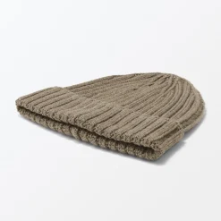 Chapeaux|Chapeaux^Muji Bonnet unisexe en laine côtelée antidémangeaisons