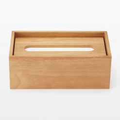 Rangements En Bois^Muji Boîte à mouchoirs en bois 24.5 x 12 x 9 cm