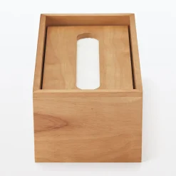 Rangements En Bois^Muji Boîte à mouchoirs en bois 24.5 x 12 x 9 cm