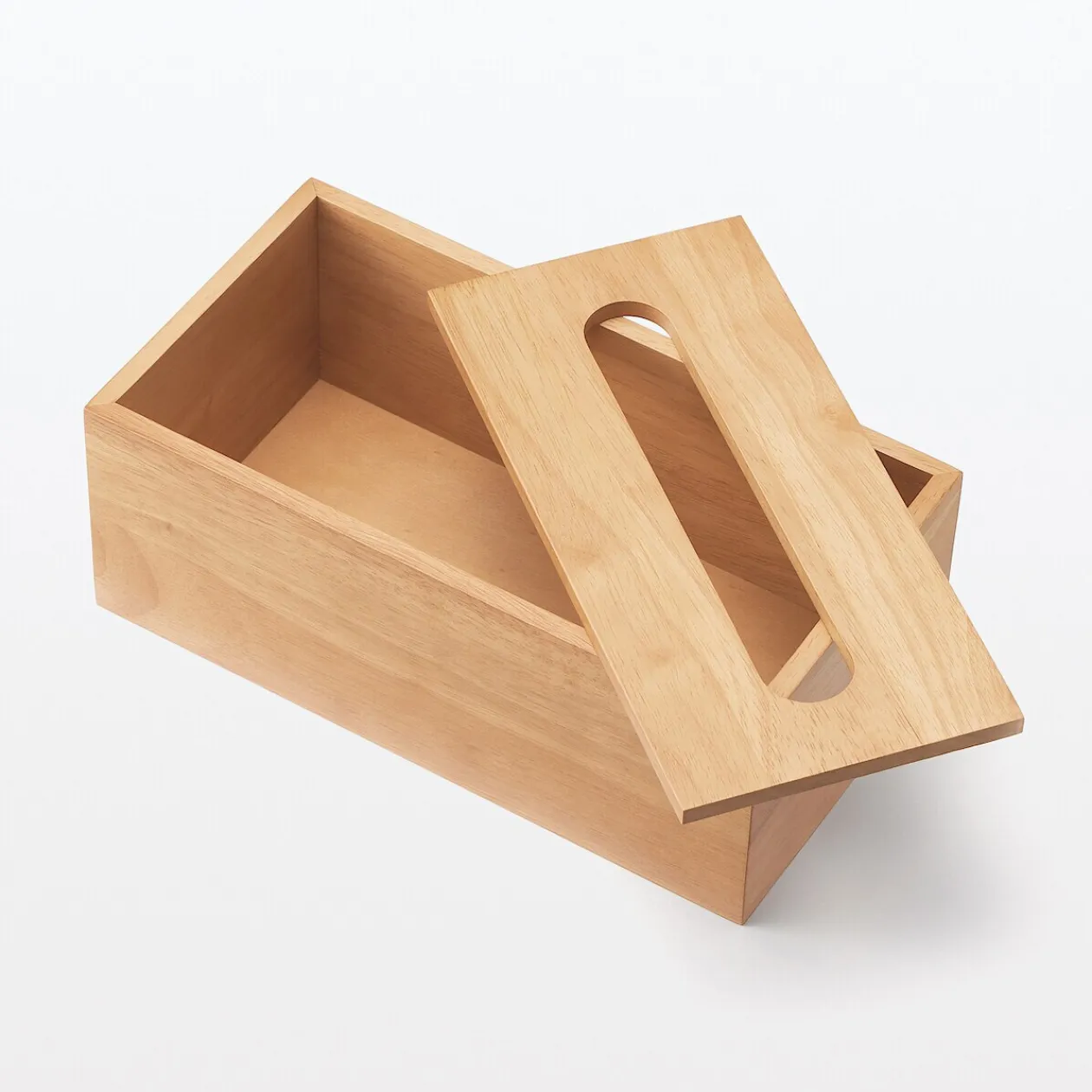 Rangements En Bois^Muji Boîte à mouchoirs en bois 24.5 x 12 x 9 cm