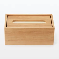 Rangements En Bois^Muji Boîte à mouchoirs en bois 20.5 x 11 x 8.5 cm