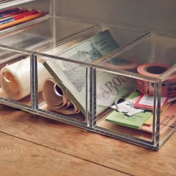 Rangements En Acrylique^Muji Boîte acrylique 3 tiroirs L8.6X P17X H25.2cm