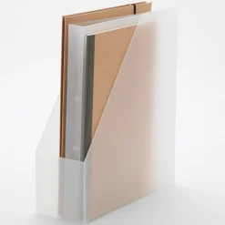 Petits Rangements En Polypropylène|Boîtes Et Rangement De Bureau^Muji Boîte archive en biais en PP L10X P27.7X H31.6cm