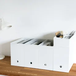 Petits Rangements En Polypropylène|Boîtes Et Rangement De Bureau^Muji Boîte archives droite en PP L10X P32X H24cm