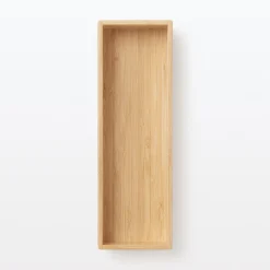 Rangements En Bois|Boîtes Et Rangement De Bureau^Muji Boîte de rangement en bambou L8.5X P26X H5.5cm