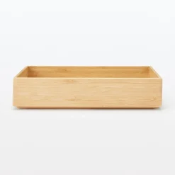 Rangements En Bois|Boîtes Et Rangement De Bureau^Muji Boîte de rangement en bambou L17X P26X H5.5cm