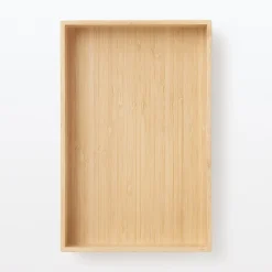 Rangements En Bois|Boîtes Et Rangement De Bureau^Muji Boîte de rangement en bambou L17X P26X H5.5cm