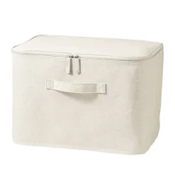 Rangements Souples^Muji Boîte de rangement souple avec couvercle rectangle L37X P26X H26cm