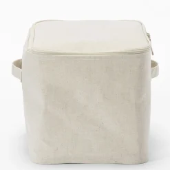 Rangements Souples^Muji Boîte de rangement souple avec couvercle rectangle L37X P26X H26cm