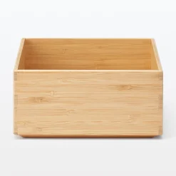 Rangements En Bois|Boîtes Et Rangement De Bureau^Muji Boîte empilable en bambou, 26 x 18.5 x 8.5 cm