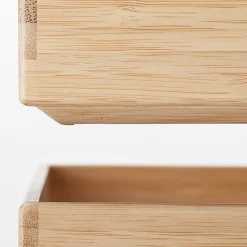 Rangements En Bois|Boîtes Et Rangement De Bureau^Muji Boîte empilable en bambou, 26 x 18.5 x 8.5 cm