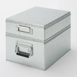Rangements En Métal^Muji Boîte en fer blanc