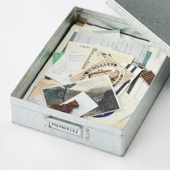 Rangements En Métal^Muji Boîte en fer blanc