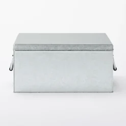 Rangements En Métal^Muji Boîte en métal galvanisé L