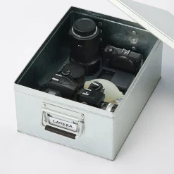 Rangements En Métal^Muji Boîte en métal galvanisé L