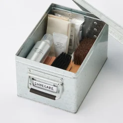 Rangements En Métal^Muji Boîte en métal galvanisé L19X P29X H16cm