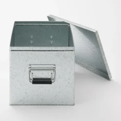 Rangements En Métal^Muji Boîte en métal galvanisé L26X P37X H24cm