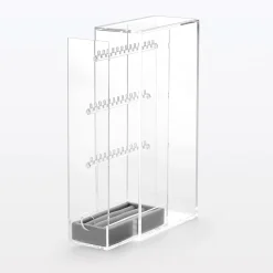 Rangements En Acrylique^Muji Boîte pour boucles d'oreilles et colliers en acrylique L6.7X P13X H25cm